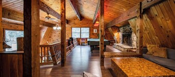 "Timber Acres" is nestled in the woods with private pond in Eagles Mere