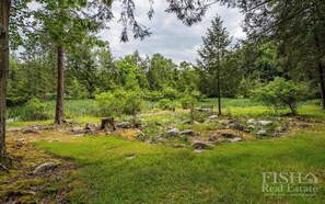 Property grounds - "Timber Acres" is nestled in the woods with private pond in Eagles Mere (Eagles Mere)