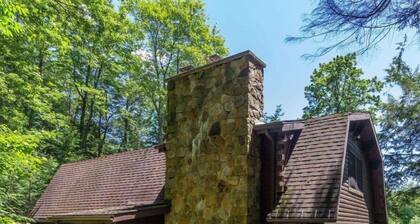"Timber Acres" is nestled in the woods with private pond in Eagles Mere