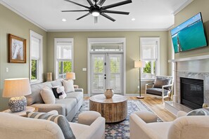 TV - Morrow Cottage – Old Florida Beach 30A | Steps to the Gulf, Heated Pool & Wi-Fi (Old Florida Beach)