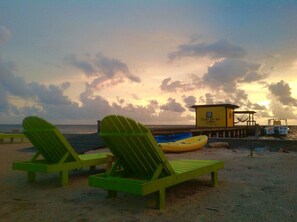 Property grounds - Ocean Front, Up to 6 people, 1st Night Dinner Free, Bar, Tour Center, Pool (San Pedro)