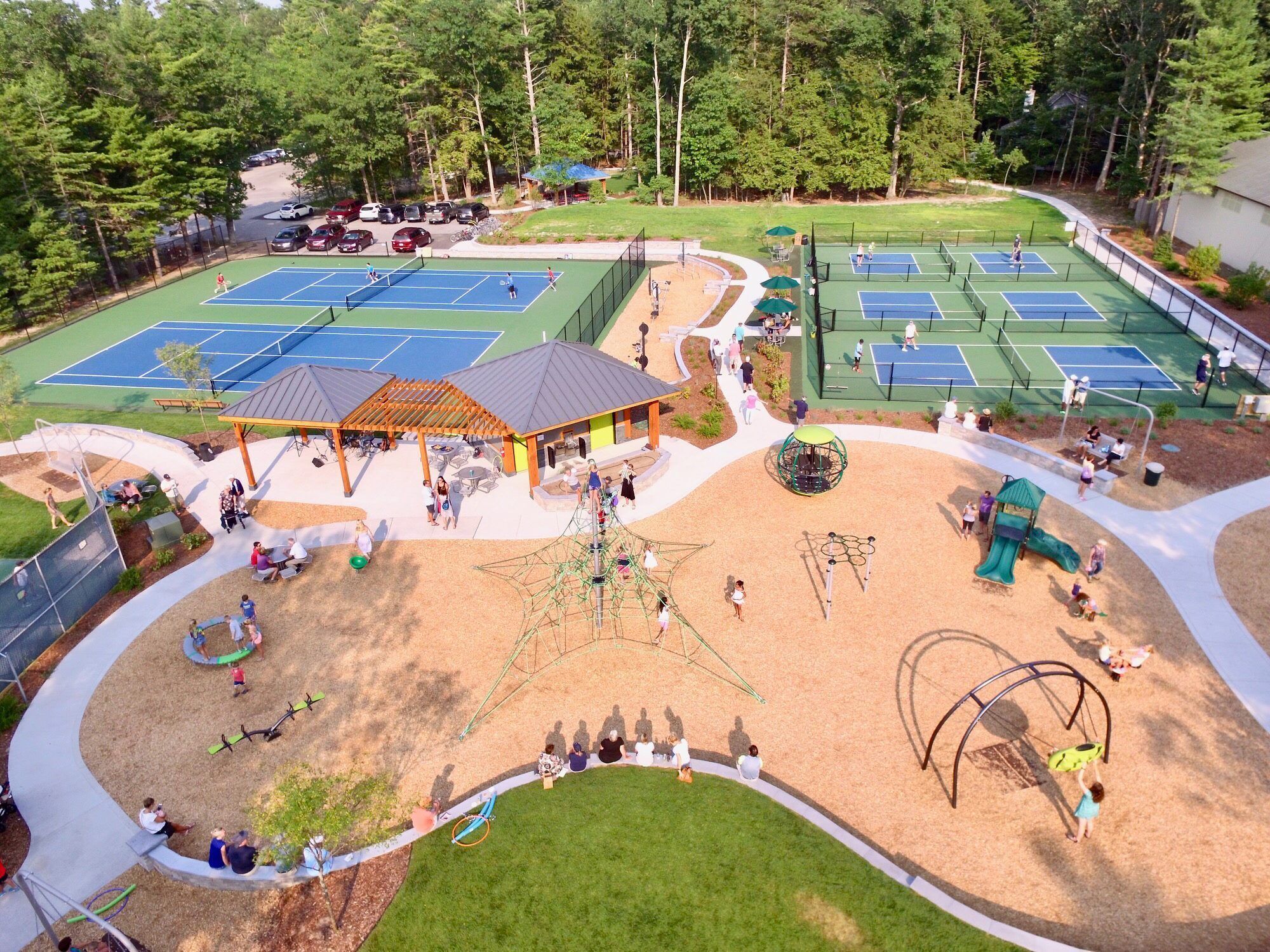 Glen Arbor Twp Park - right across the street! Tennis, basketball, & pickleball.