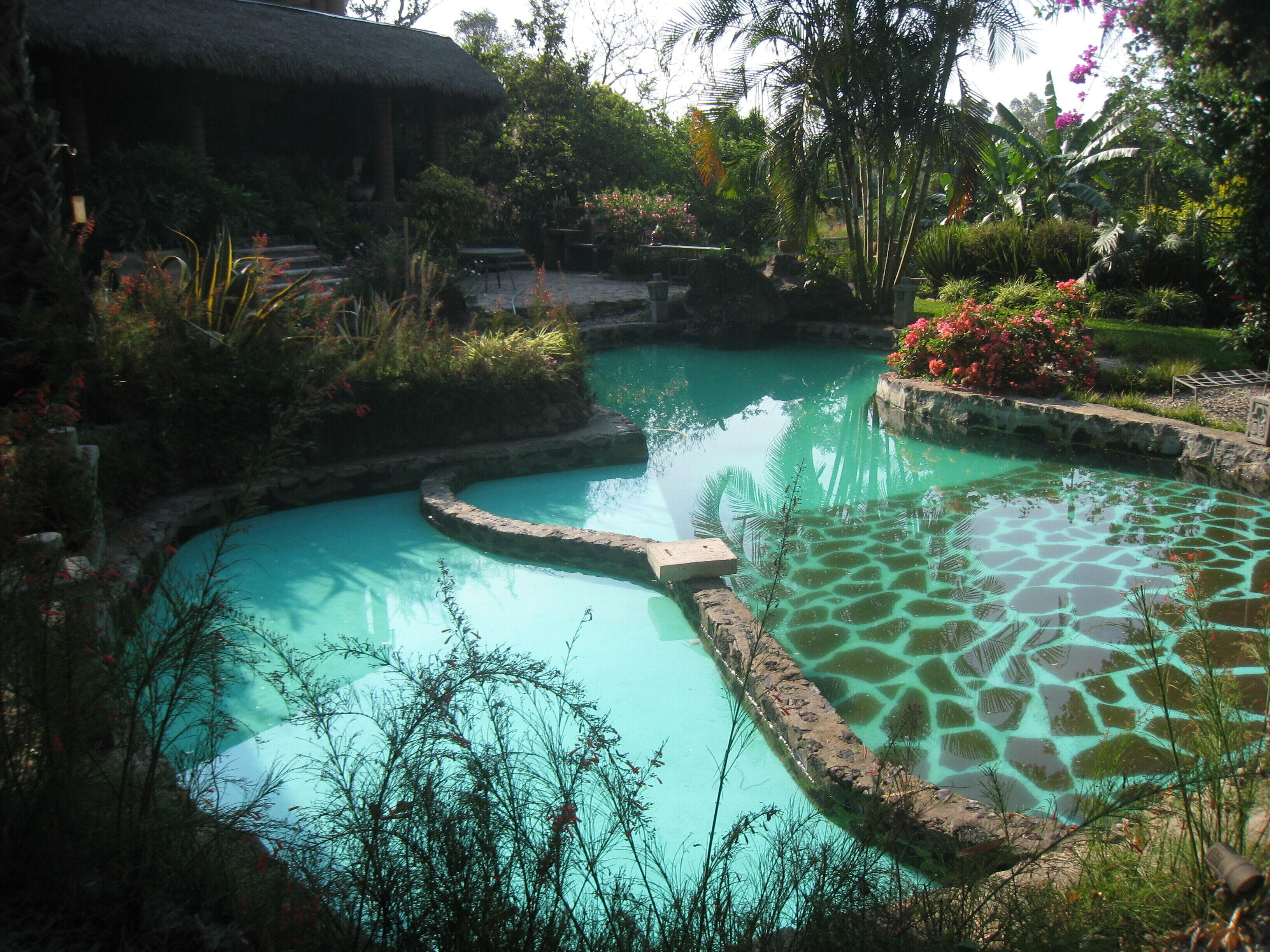 El chapoteadero.  The kiddie areaof the pool.