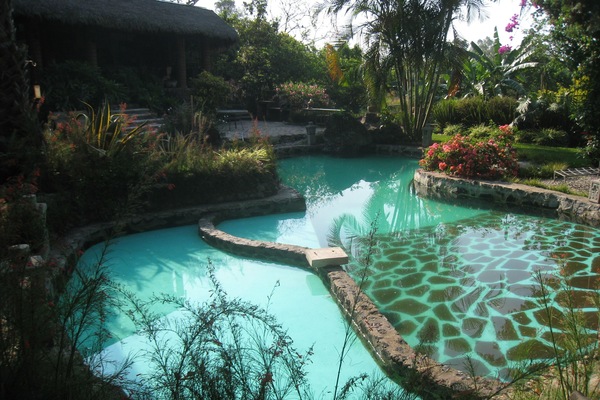 El chapoteadero. The kiddie areaof the pool.