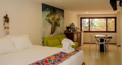 Casa Azul Maya - Single King Suites - Room 6