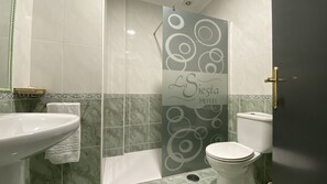 Free toiletries, hair dryer, bidet, towels