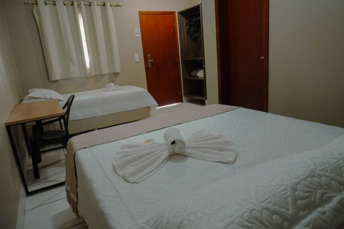 1 kamar tidur, meja kerja, ruang kerja ramah laptop, dan Wi-Fi gratis