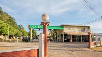 Voorkant van accommodatie