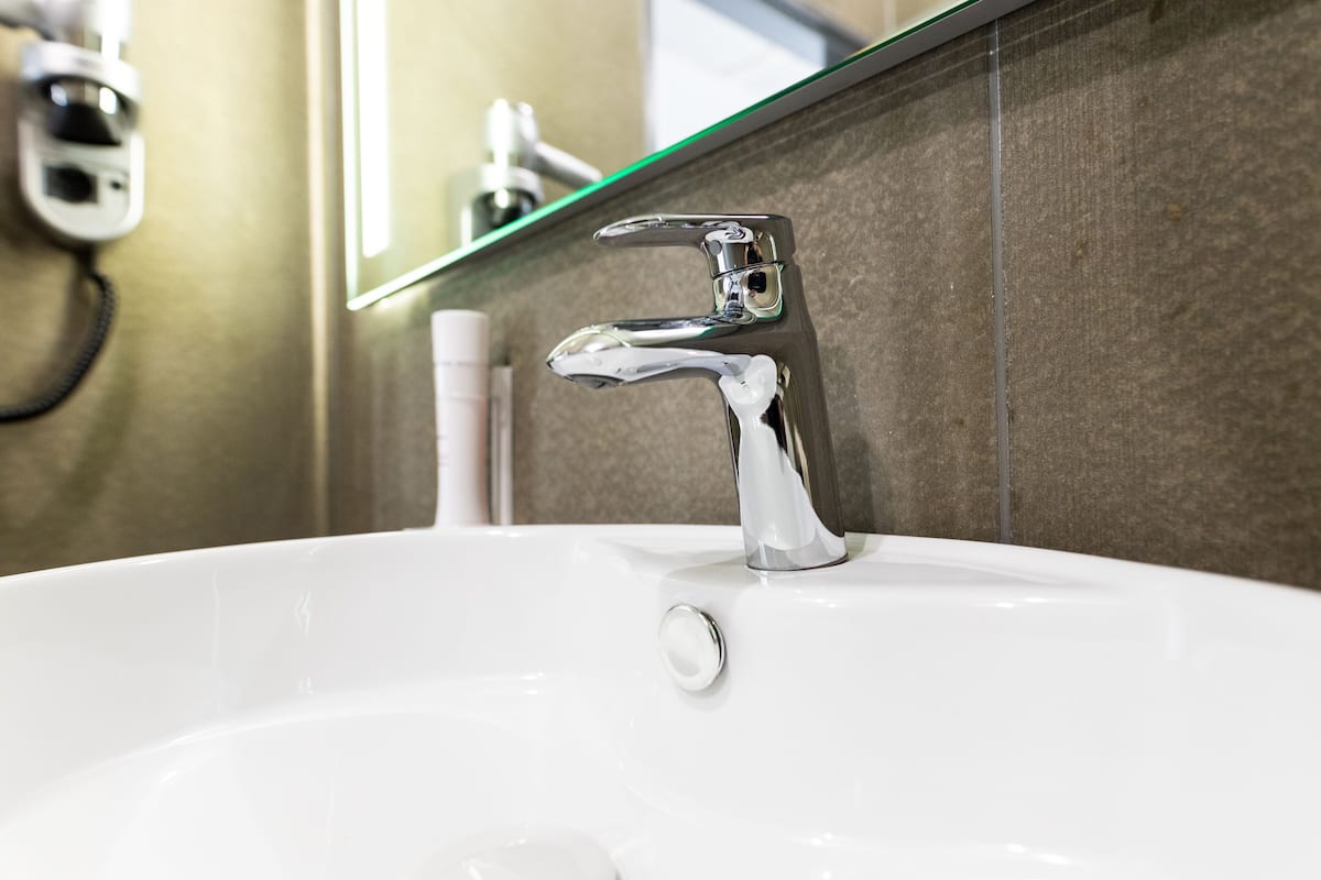 shower, rainfall showerhead, designer toiletries, hair dryer