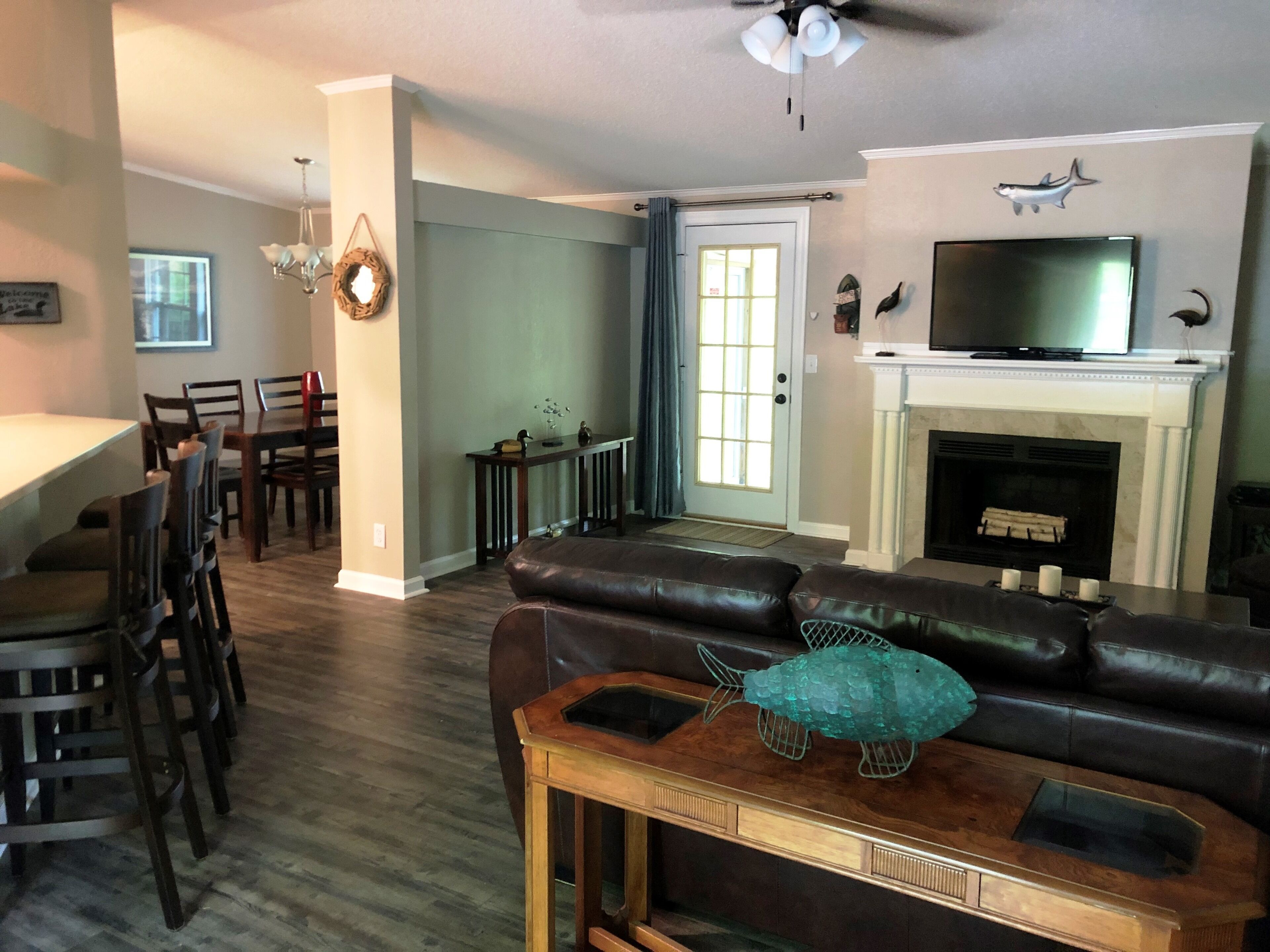 Lakefront Home W/large Level Lot, Dock, Open Floor Plan-Totally Remodeled!