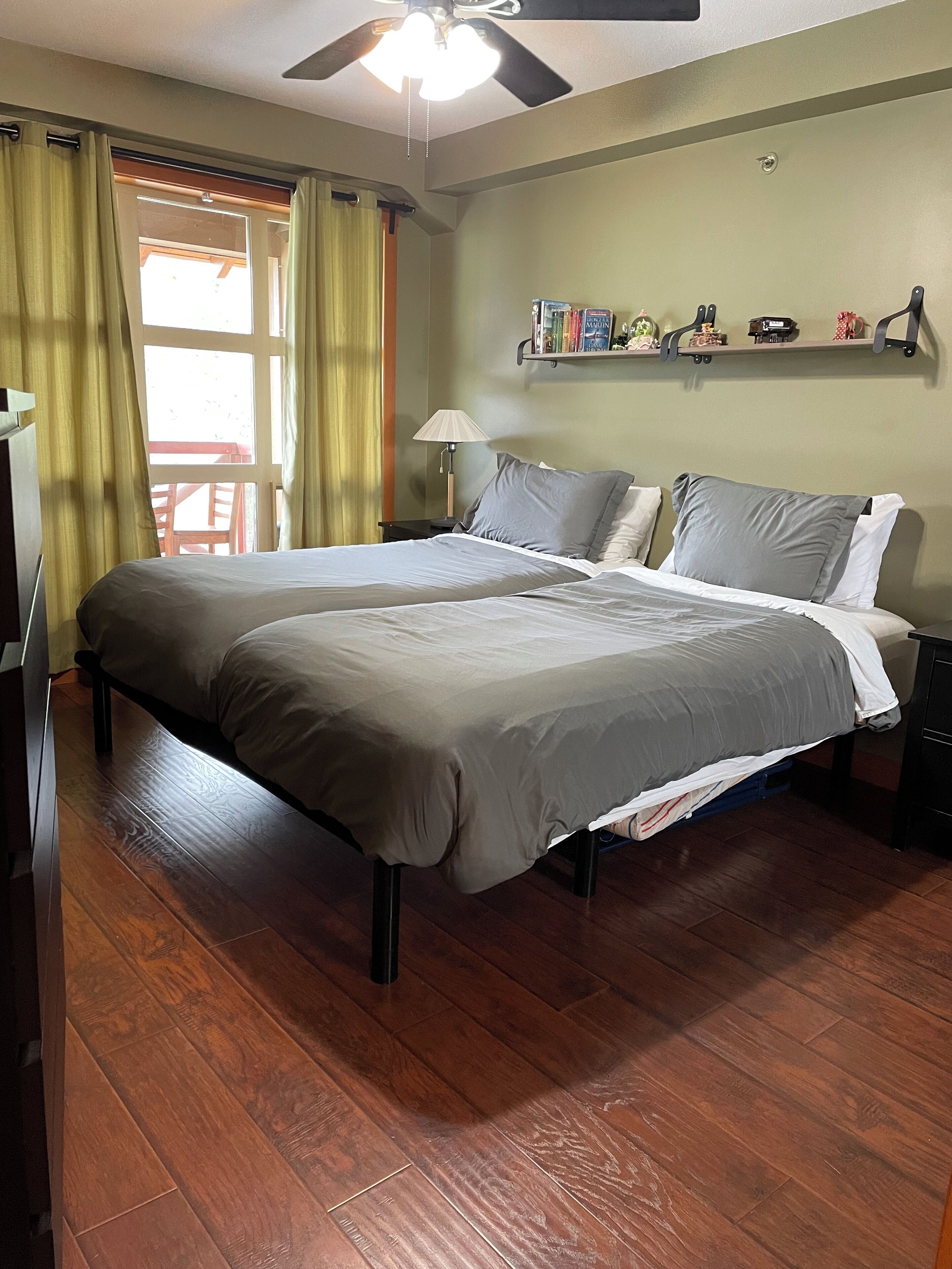 Cleaning fee included!hot pools and sauna at this building . Ski in ski out!