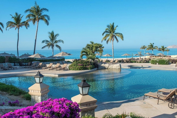 Main pool, right next to our condo, Casa Del Mar has 4 Pools on the property.