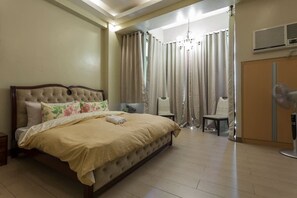 1 室のベッドルーム、アイロン / アイロン台、WiFi、ベッドシーツ