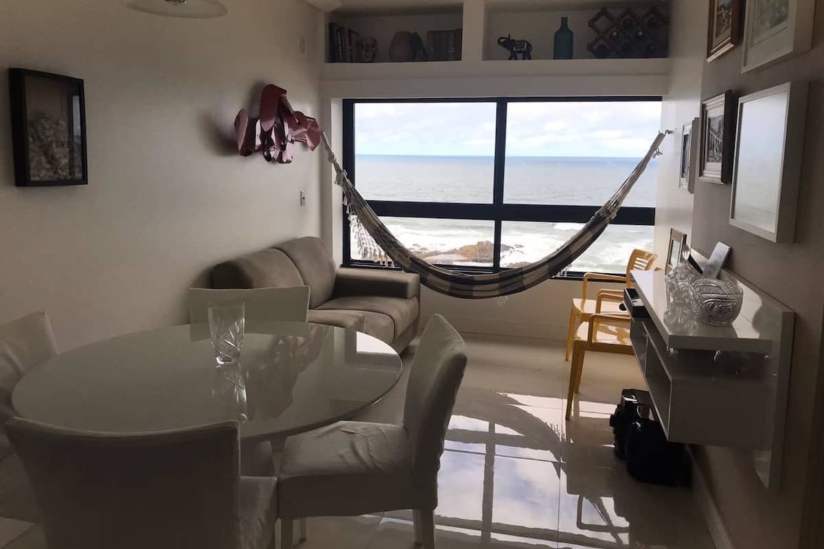 Apartment, 2 Bedrooms, Ensuite, Sea View | Living room | LCD TV