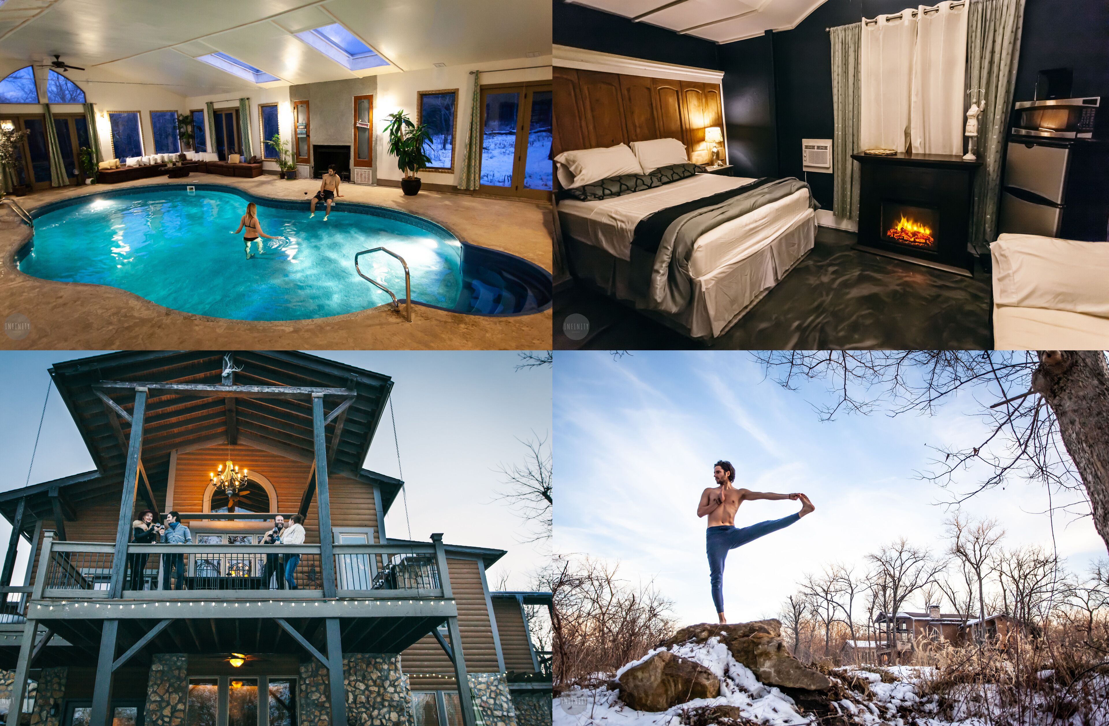 Ecotouristic 4500Sf Lodge 2000sf Indoor pool - ITLUXURYSTAYS sleeps up to 49.