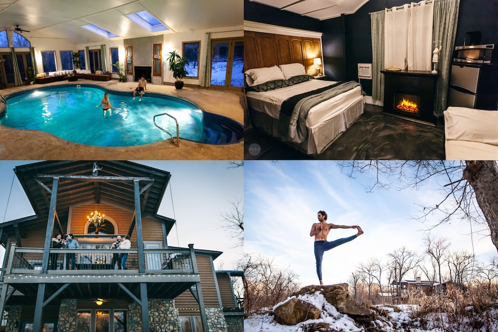 Ecotouristic 4500Sf Lodge 2000sf Indoor pool - ITLUXURYSTAYS sleeps up to 49.