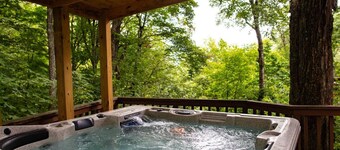 Secluded Mountain Cabin w/ Hot Tub, Firepit & View
