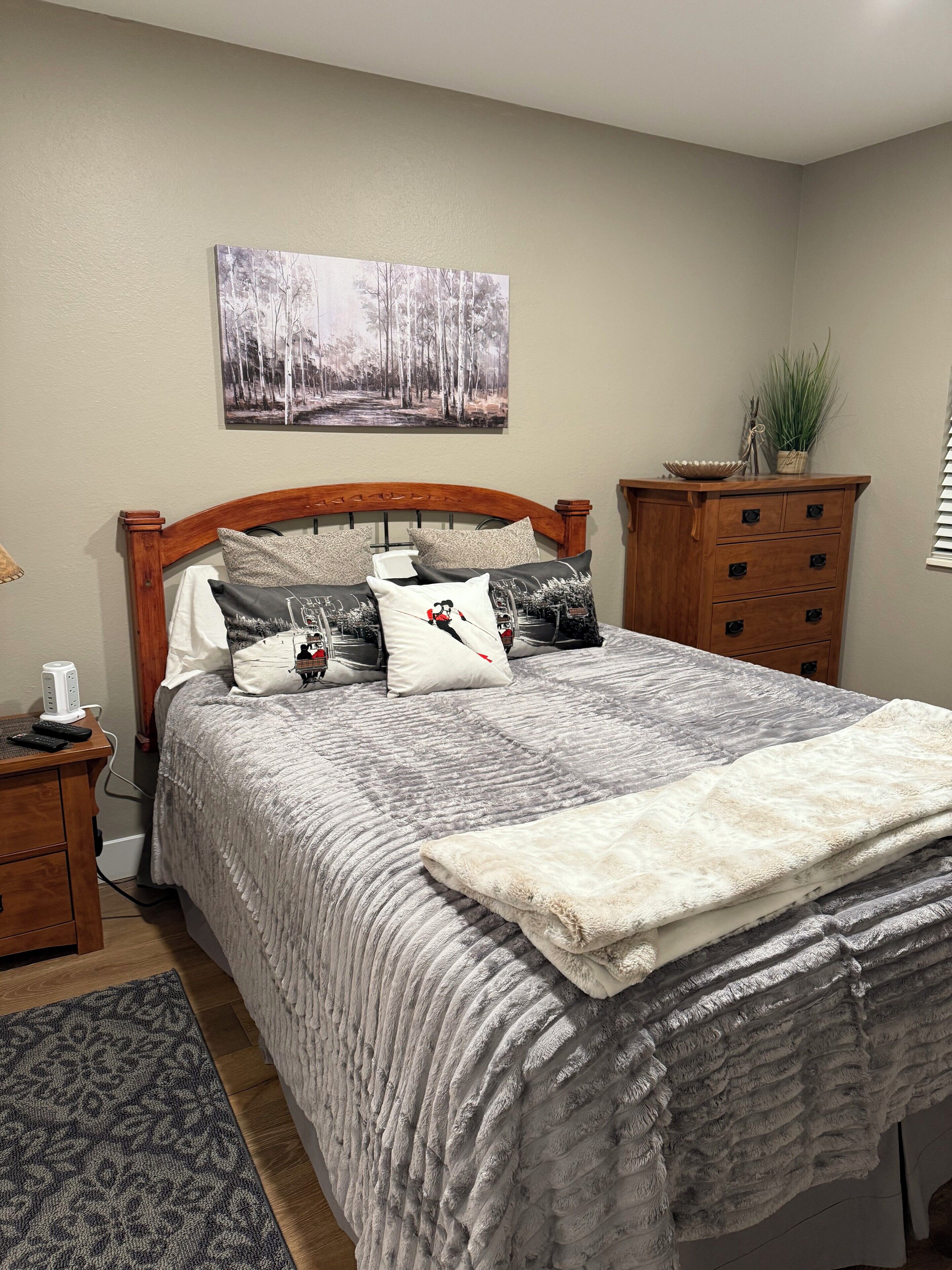 1 間睡房、熨斗/熨衫板、Wi-Fi、床單