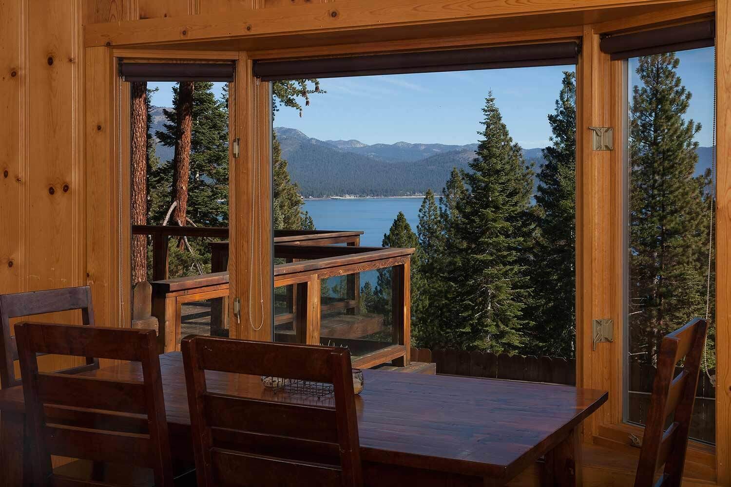 Lake view from Kitchen bay window