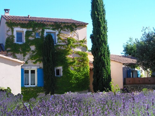 Le Clos des Lavandes- air conditionned Charme double Luberon-Terrasse-Lacoste
