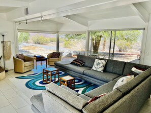Smart TV, fireplace, books - Poppy Desert House: Borrego Mid-Century Modern (Borrego Springs)