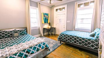 3 soverom, skrivebord, strykejern/-brett og wi-fi (inkludert)