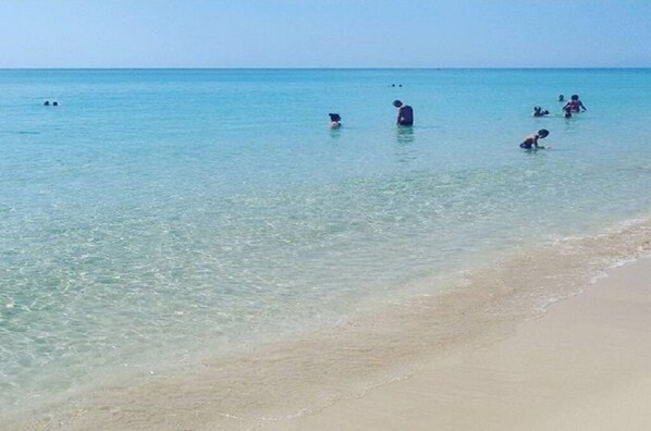 Tæt på stranden