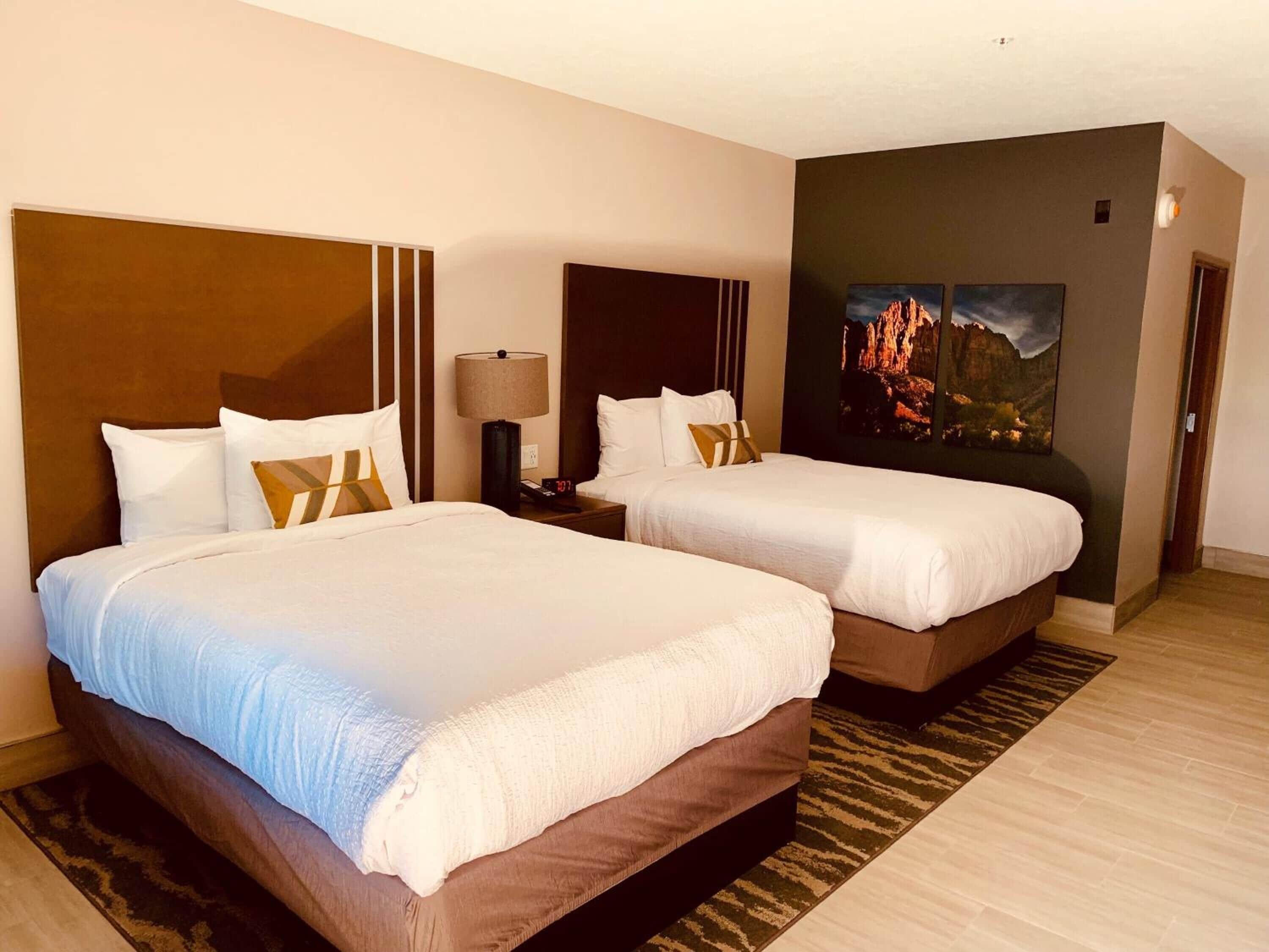 blackout curtains, iron/ironing board, free wifi, bed sheets