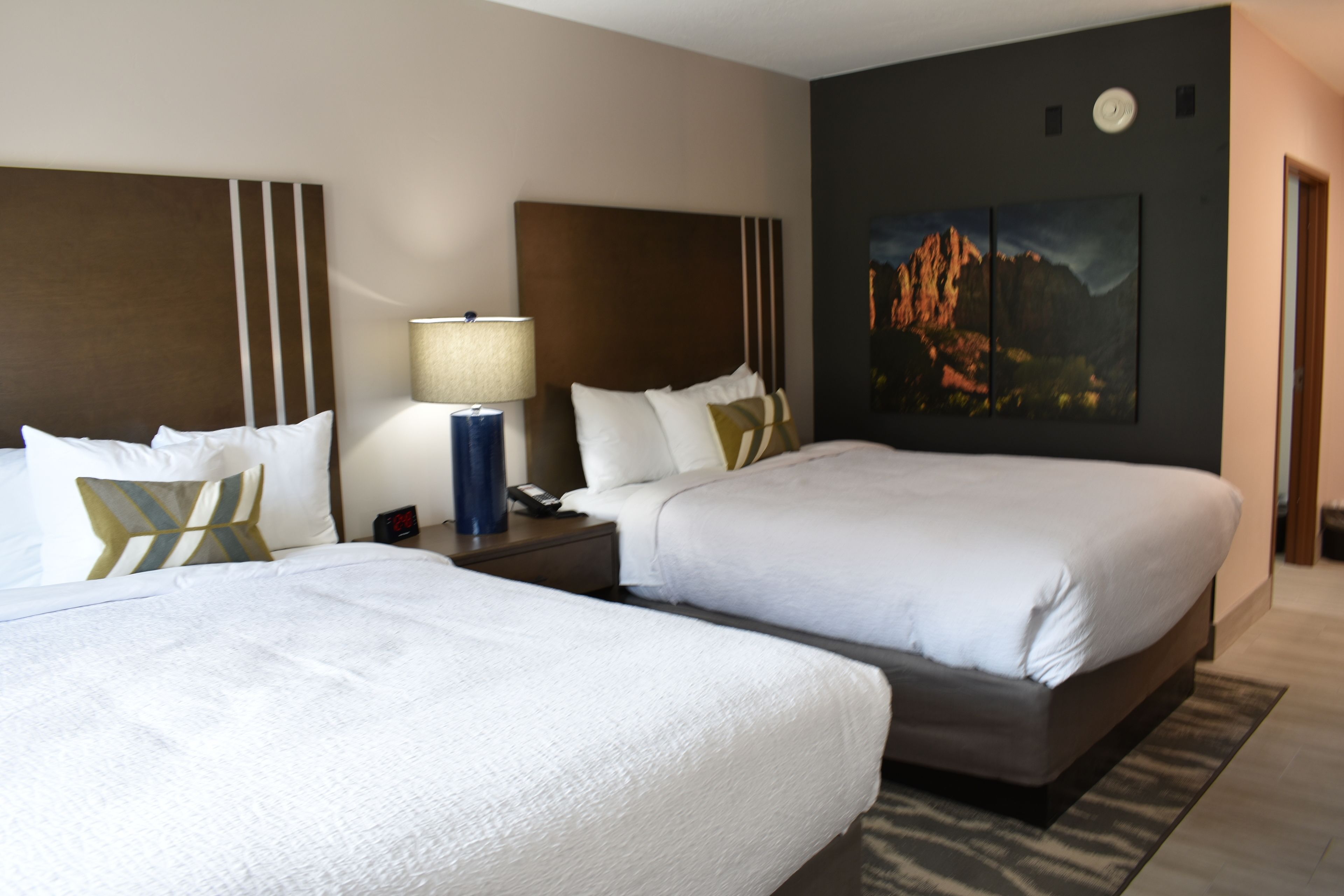 Màn/rèm cản sáng, bàn ủi/dụng cụ ủi quần áo 