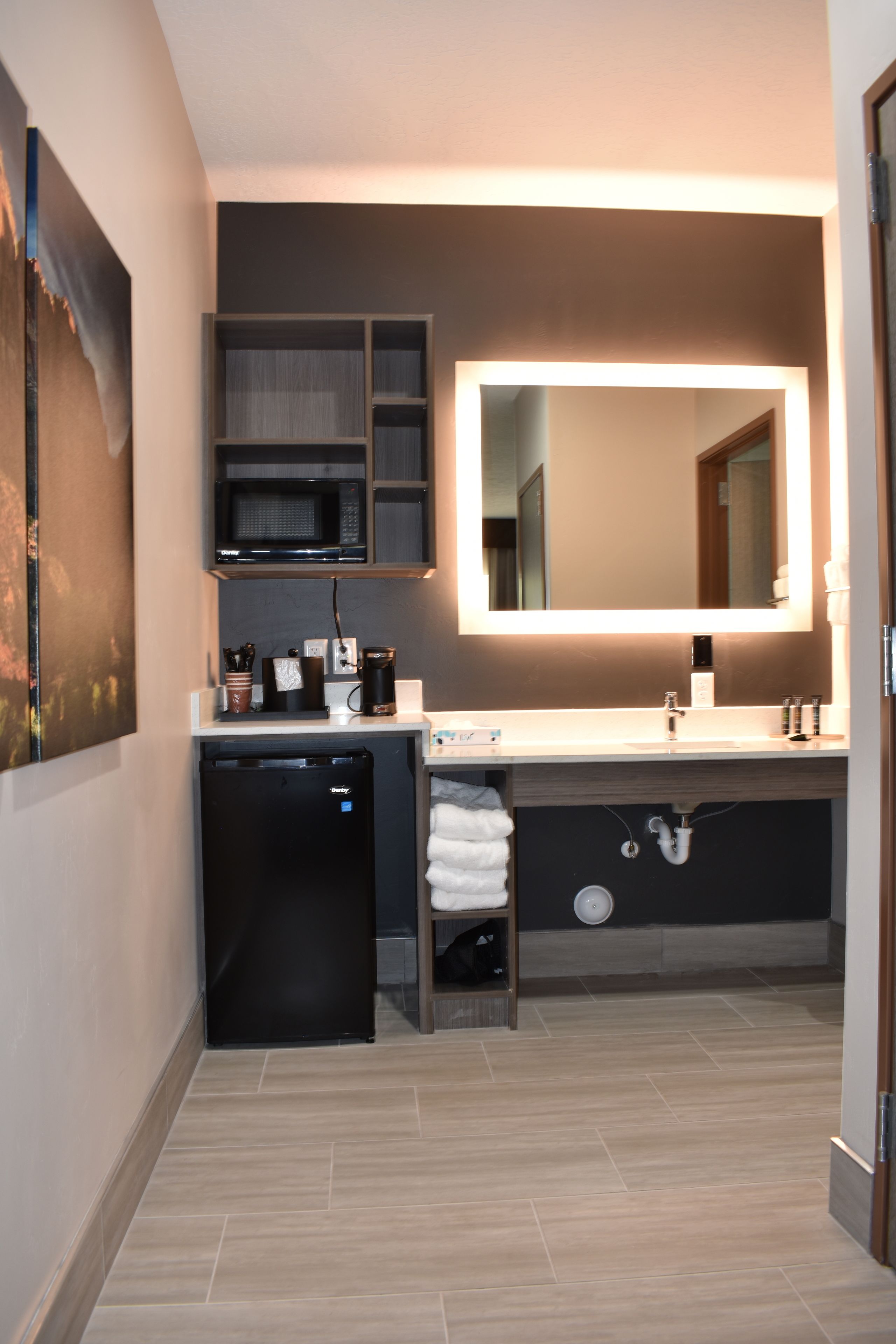 blackout curtains, iron/ironing board, free wifi, bed sheets