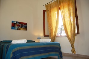 1 bedroom, iron/ironing board, bed sheets