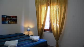 1 bedroom, iron/ironing board, bed sheets