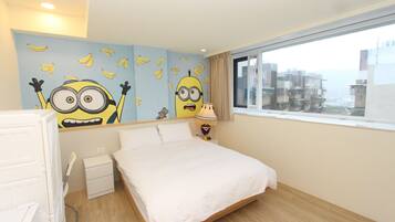 コンフォート ダブルルーム ダブルベッド 1 台 禁煙 | 羽毛の掛け布団、遮光カーテン、WiFi (無料)、ベッドシーツ