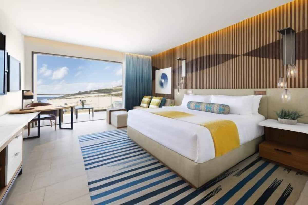 Lakens van Egyptisch katoen, luxe beddengoed, donsdekens, een minibar