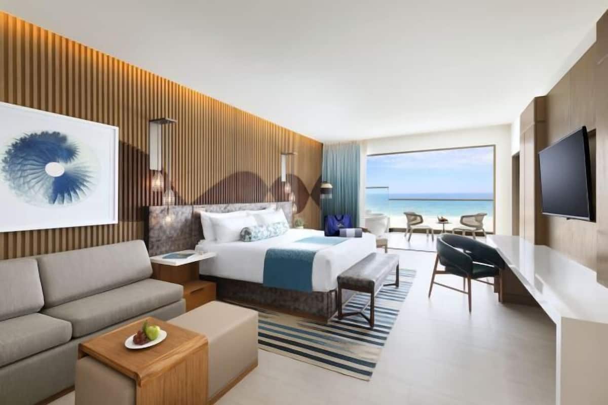 Lakens van Egyptisch katoen, luxe beddengoed, donsdekens, een minibar