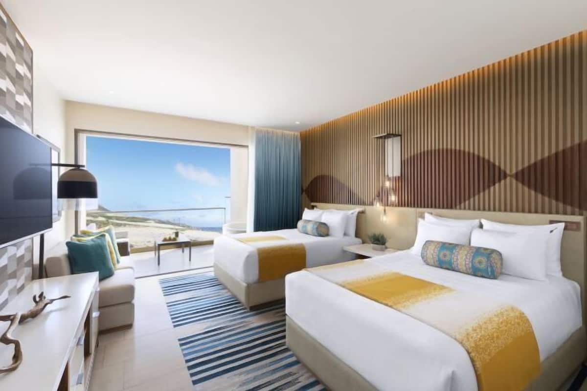 Lakens van Egyptisch katoen, luxe beddengoed, donsdekens, een minibar