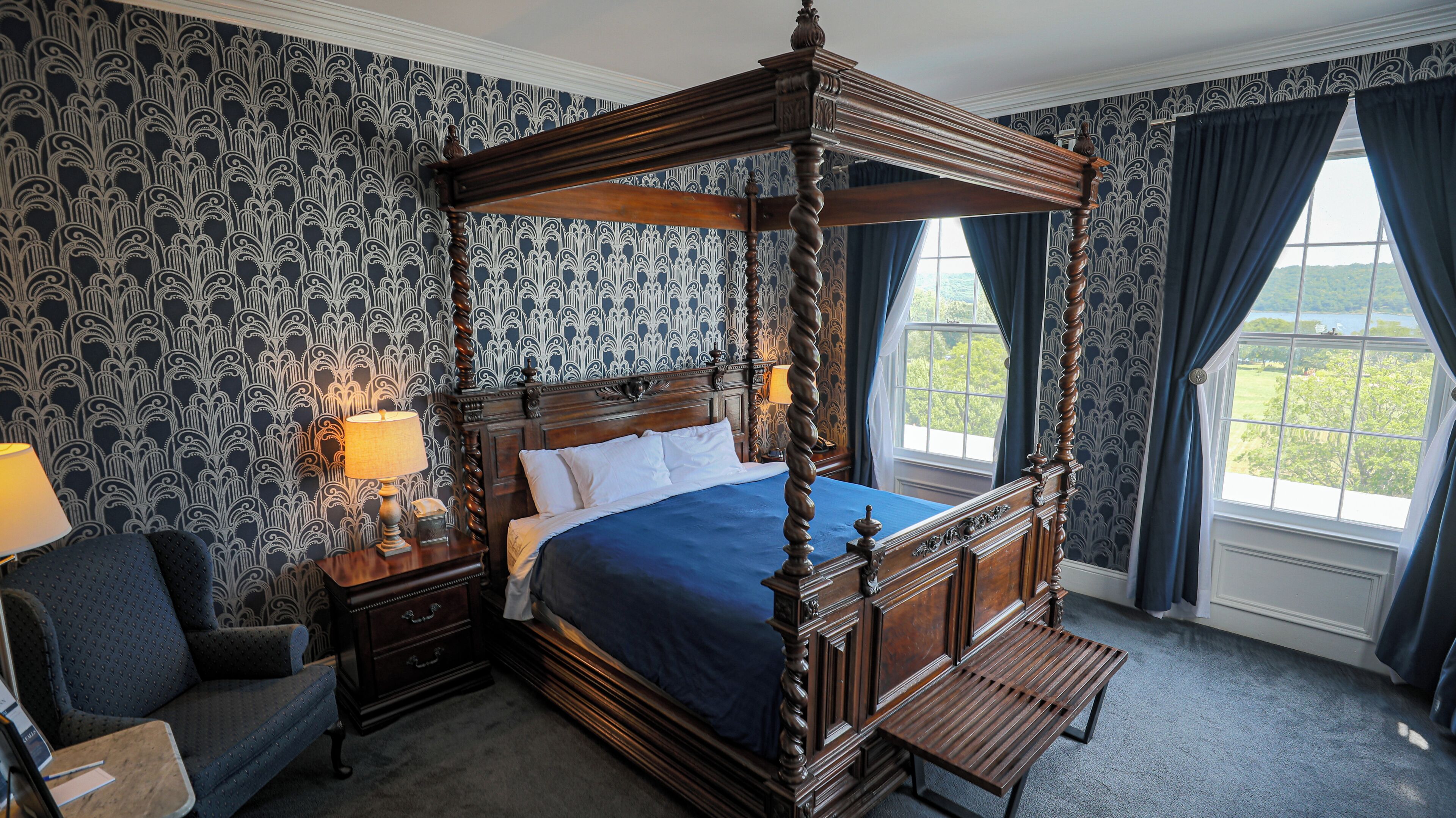 Victorian Inn South Lake Room | Premium bedding, pillowtop beds, iron/ironing board, free WiFi