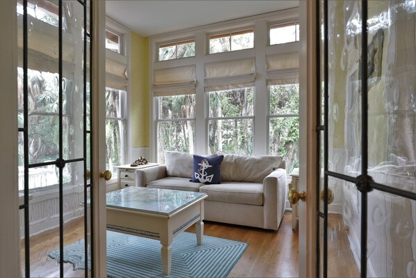 Smart TV, chimenea, reproductor de DVD y juguetes 