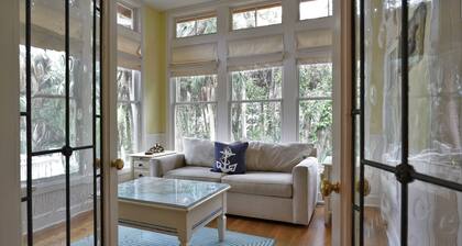 Private, Unique Home w/ Large 8 Foot Deep Pool, Walk to Beach, Water View