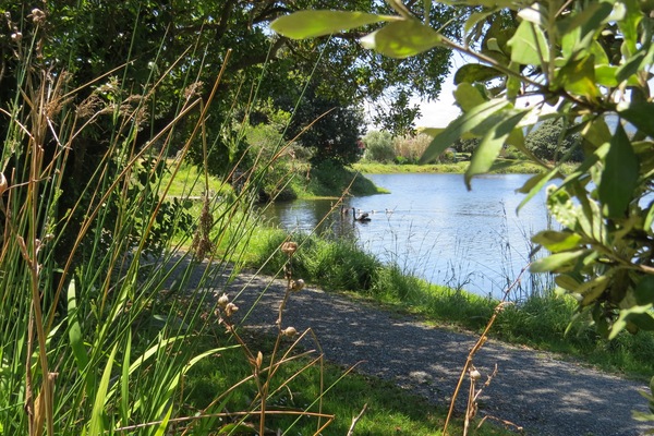 Pathway around the lagoon
