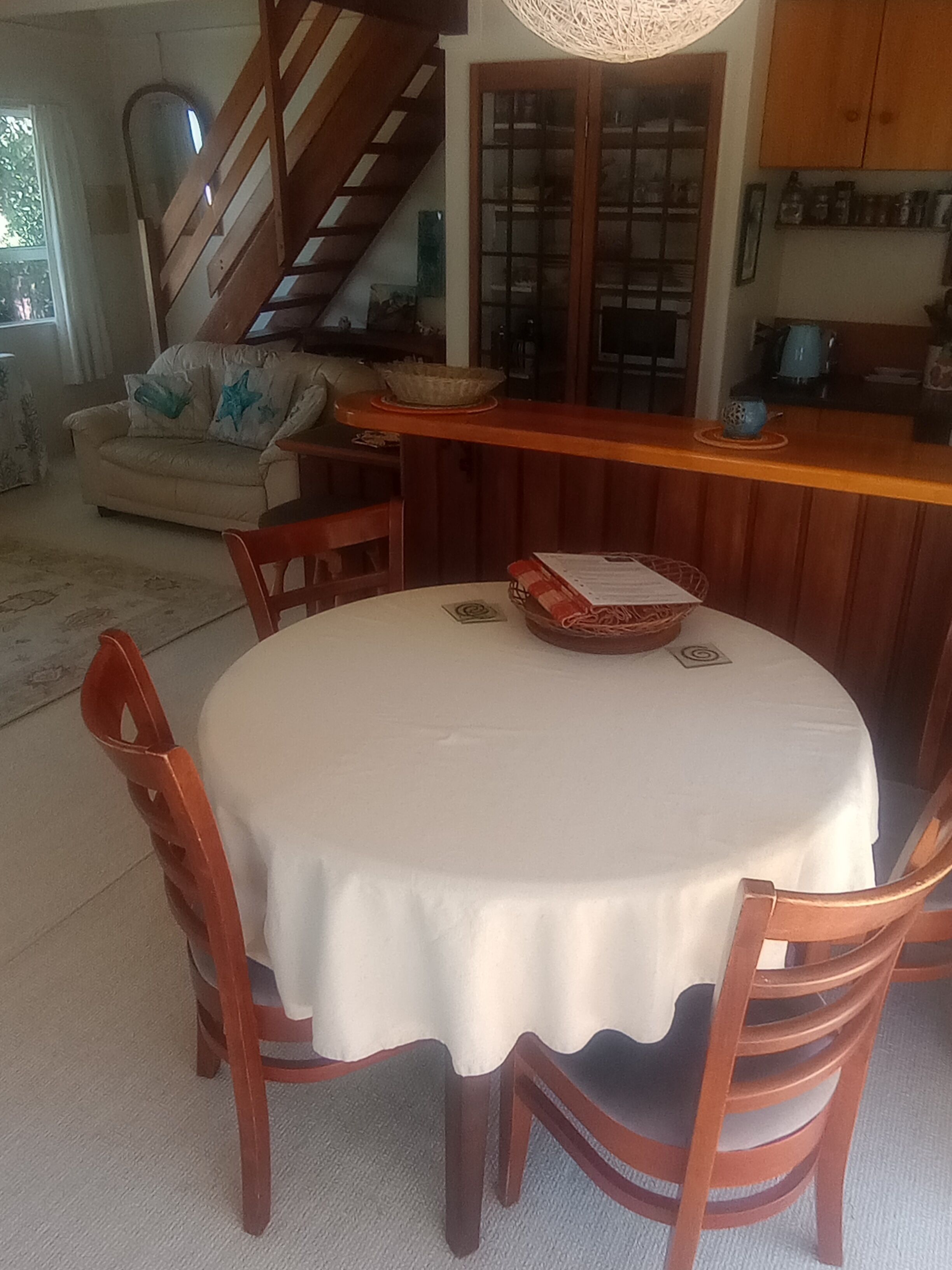 TV, fireplace, books