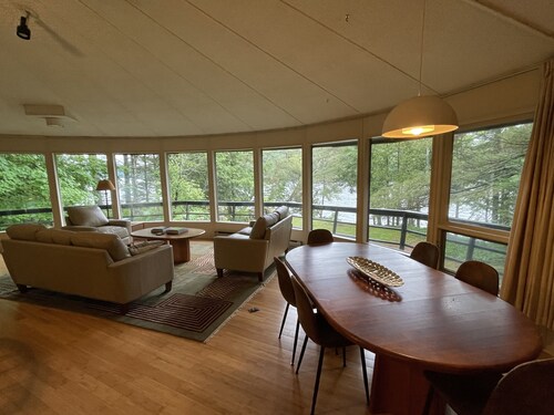 The River House, a Private Waterfront Retreat in the Heart of Maine