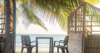 Rancho privado frente a la playa