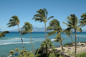 Plage, chaises longues, serviettes de plage