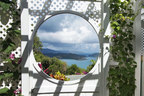 View from your private moongated retreat.