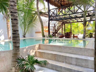 Casa Huul Kiin, with beautiful Mayan pool and palapa!