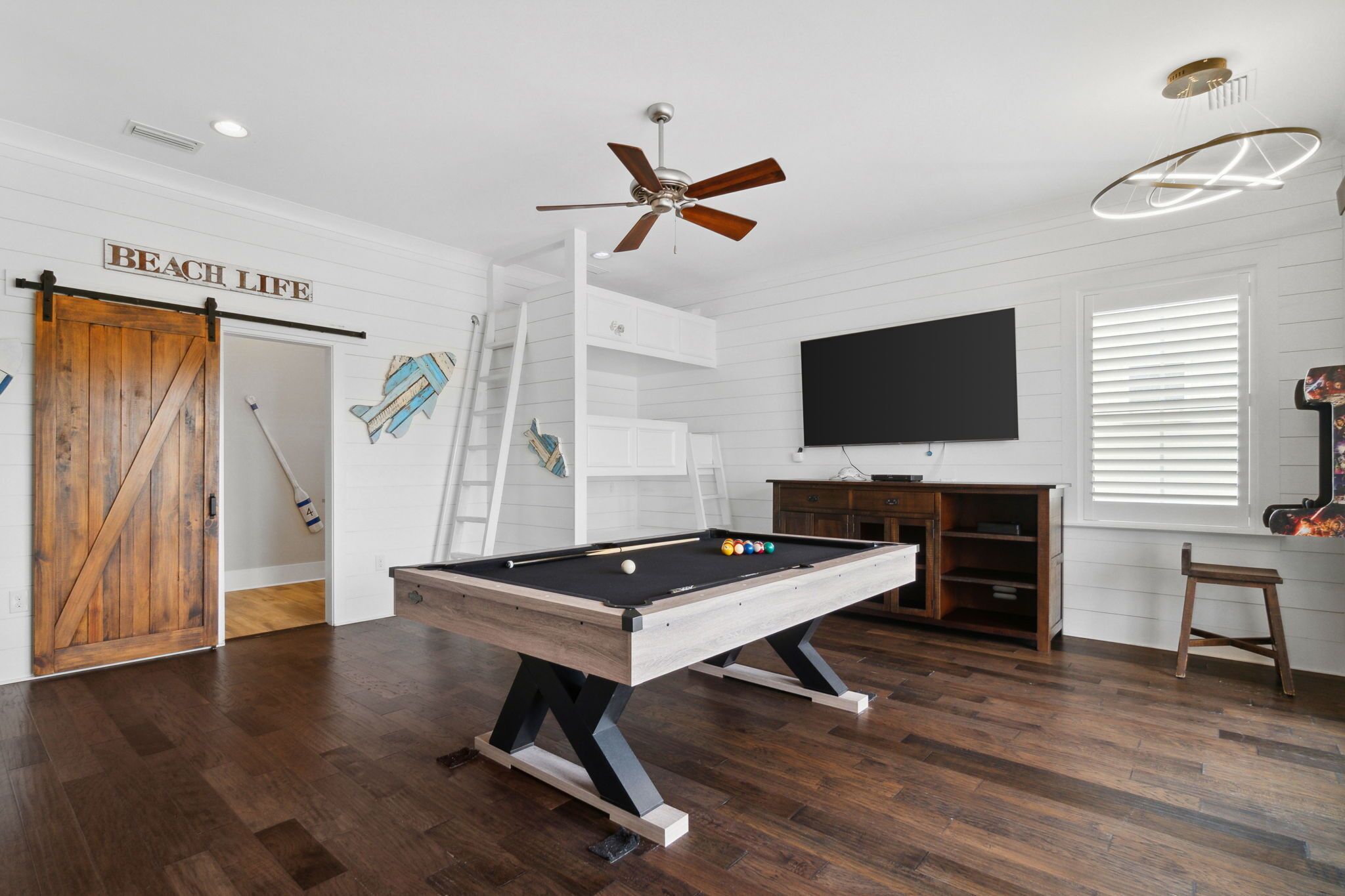 Second Floor Game Room - Bunk Area - Pool Table