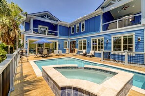 A heated pool - 16 Bittern-3rd Row (85 yards) to the Ocean, Lowcountry home w/ private pool. (Hilton Head Island)