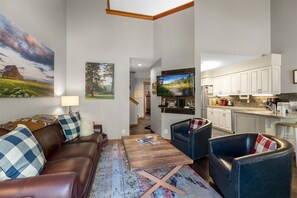 Smart TV, fireplace, DVD player, books - Mountain Harbor Lakehouse Nook | 2 Bed, 2 Bath (Whitefish)