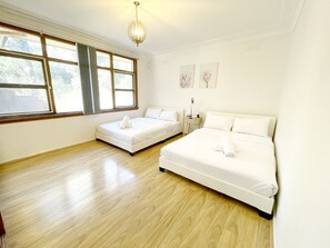 3 間睡房、熨斗/熨衫板、Wi-Fi、床單